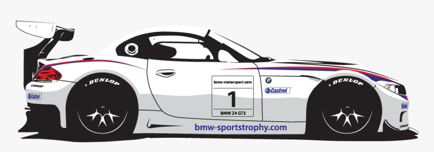Drawing Cars Bmw Racing, HD Png Download, Free Download