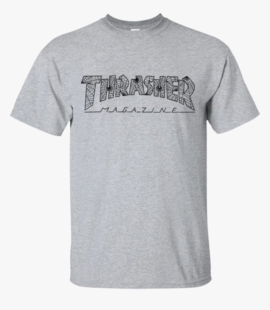 Thrasher Magazine Web Cobweb Black Spider Web T-shirt - Chicago Musical T Shirt, HD Png Download, Free Download