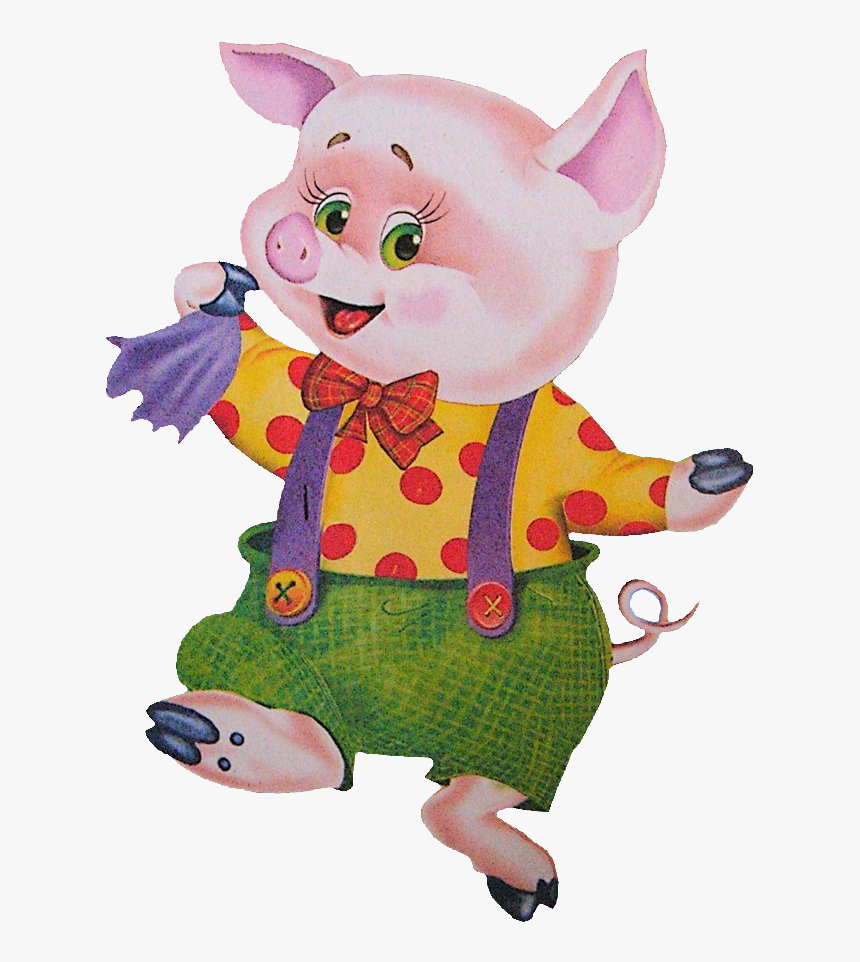 Pig In Clothes Cartoon Clipart, HD Png Download, Free Download