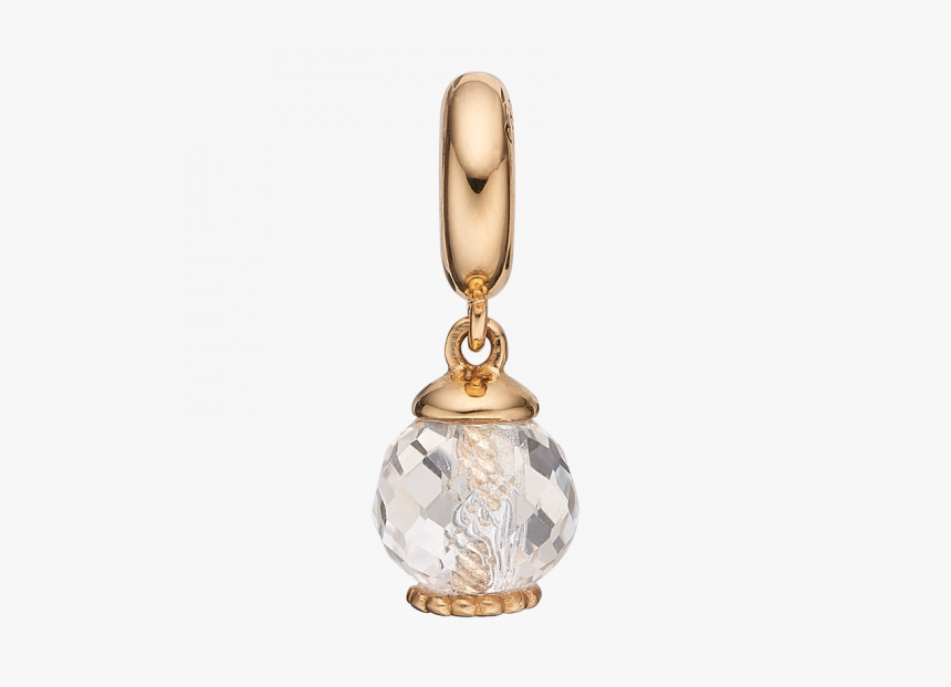 Big Moving Crystal, Gold Plated Dangle With Crystal - Locket, HD Png Download, Free Download