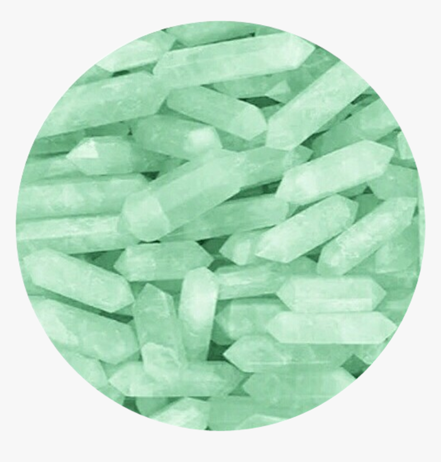 Crystal Clipart Turquoise Gem - Pastel Green Aesthetic Transparent, HD Png Download, Free Download