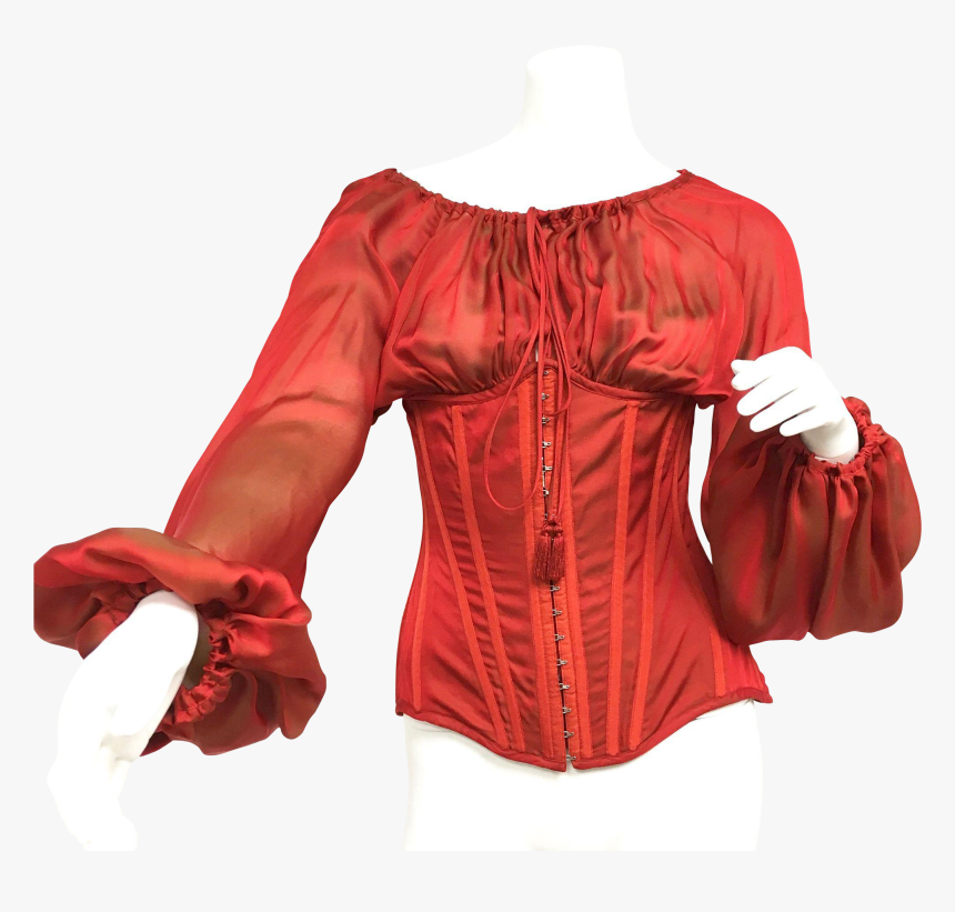 Jean Paul Gaultier Red Corset Top, HD Png Download, Free Download