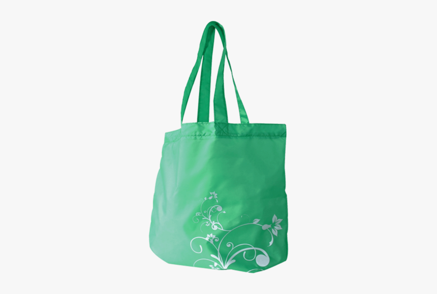 Fold Up Green Nylon Swirl Bags - Shoulder Bag, HD Png Download, Free Download