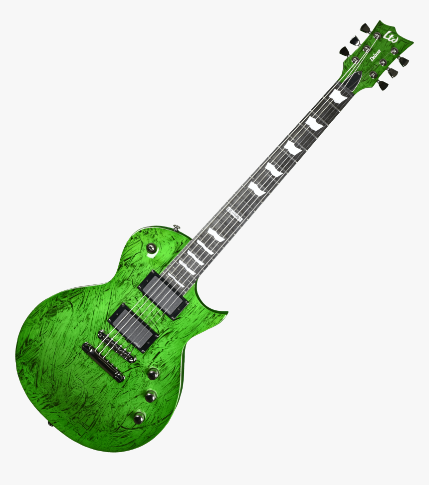 Esp Ltd Deluxe Ec-1000 Electric Guitar In Swirl Green - Esp Ltd Ec 1000 Piezo, HD Png Download, Free Download