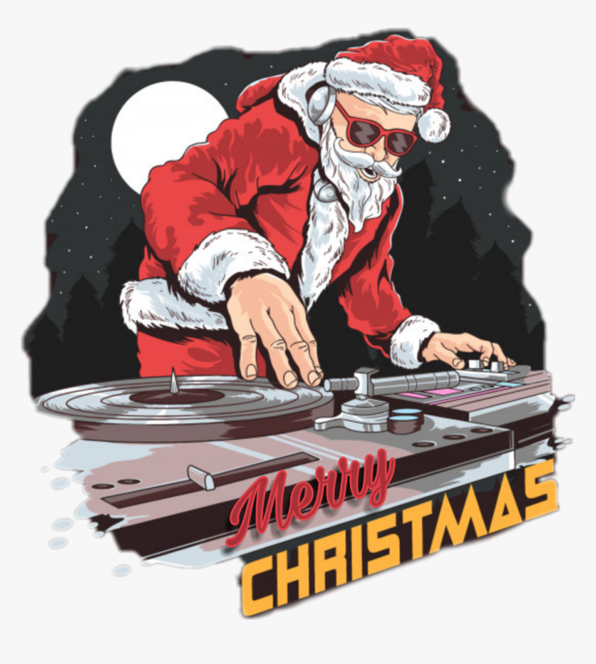 #santa #santaclaus #stnick #saintnick #christmas #xmas - Santa Dj, HD Png Download, Free Download