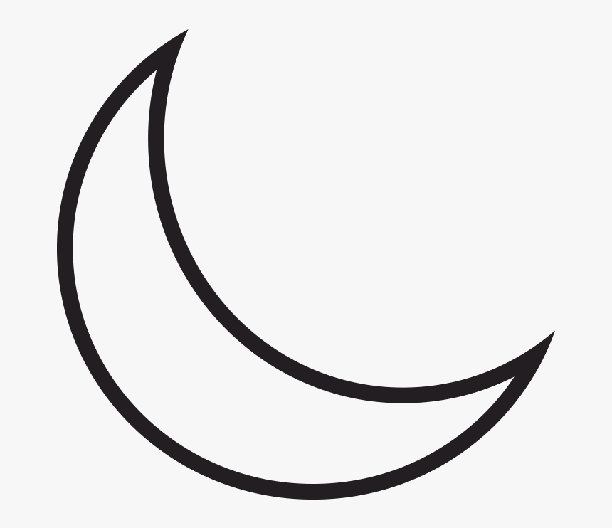 Our-moon - Crescent Moon Drawing, HD Png Download, Free Download