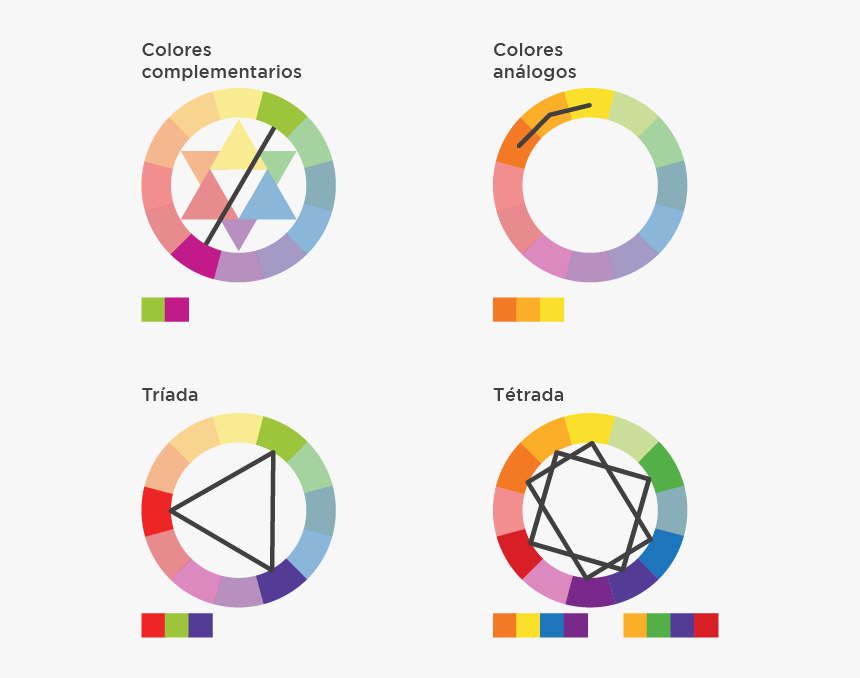 02 Elegir El Color De Marca - Combinacion De Colores Triada, HD Png Download, Free Download