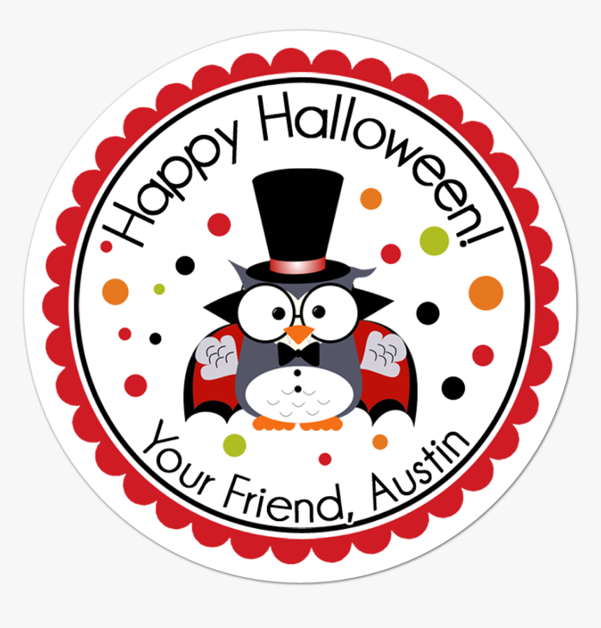 Dracula Owl Personalized Sticker - Strawberry Shortcake Birthday Giveaways, HD Png Download, Free Download