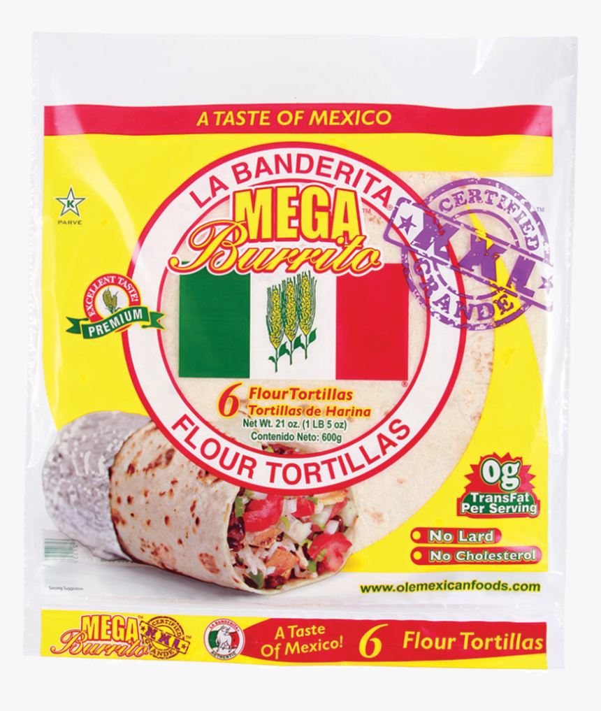 La Banderita Burrito Tortillas, HD Png Download, Free Download