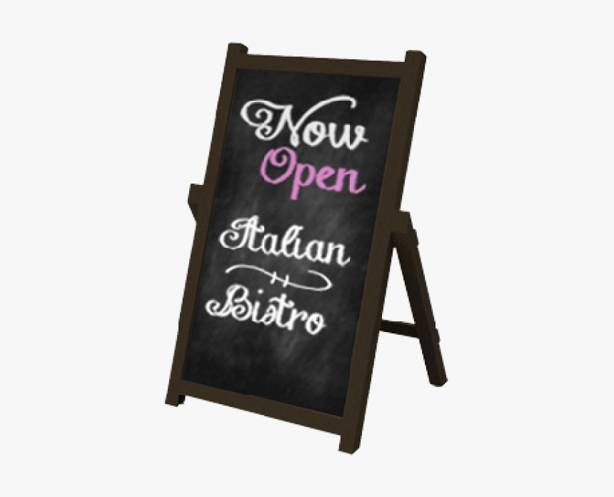 A-frame Sign Chalkboard - Banner, HD Png Download, Free Download