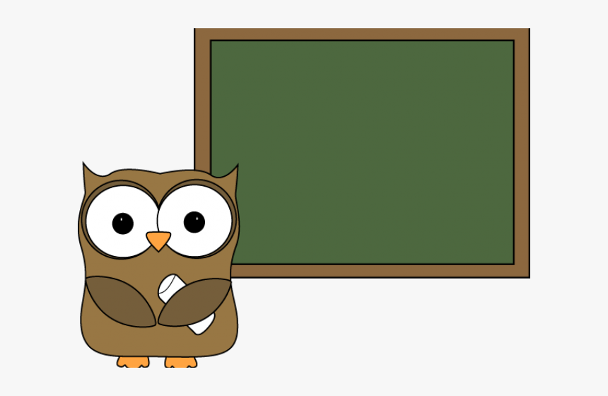 Owl Chalkboard Clipart, HD Png Download, Free Download