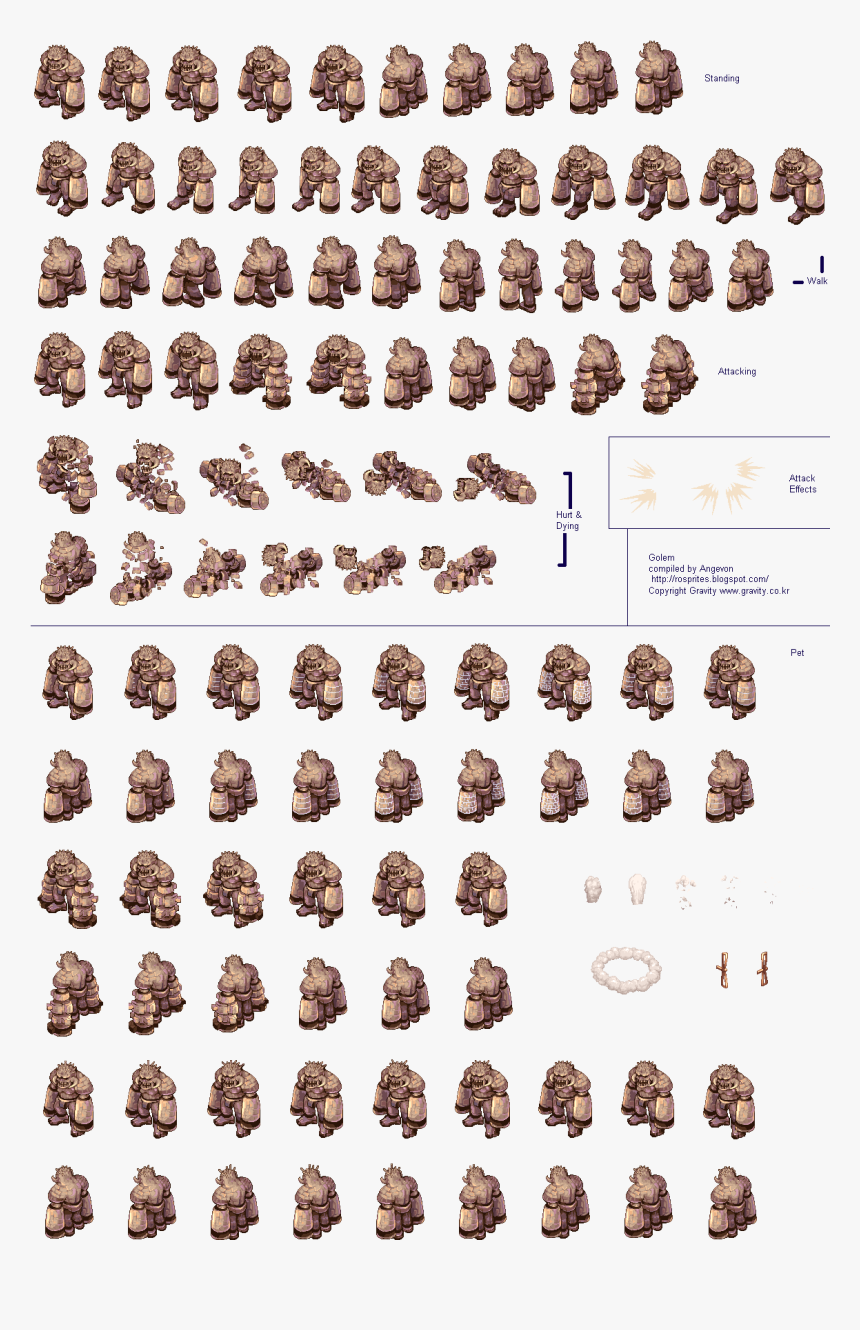 Sprite Sheet Monster Png - Monster Truck Sprite Sheet, Transparent Png, Free Download