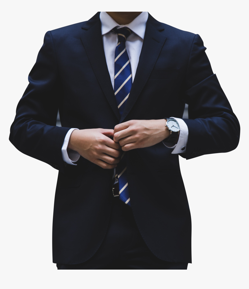 Man Buttoning Suit - New Year New Job, HD Png Download, Free Download