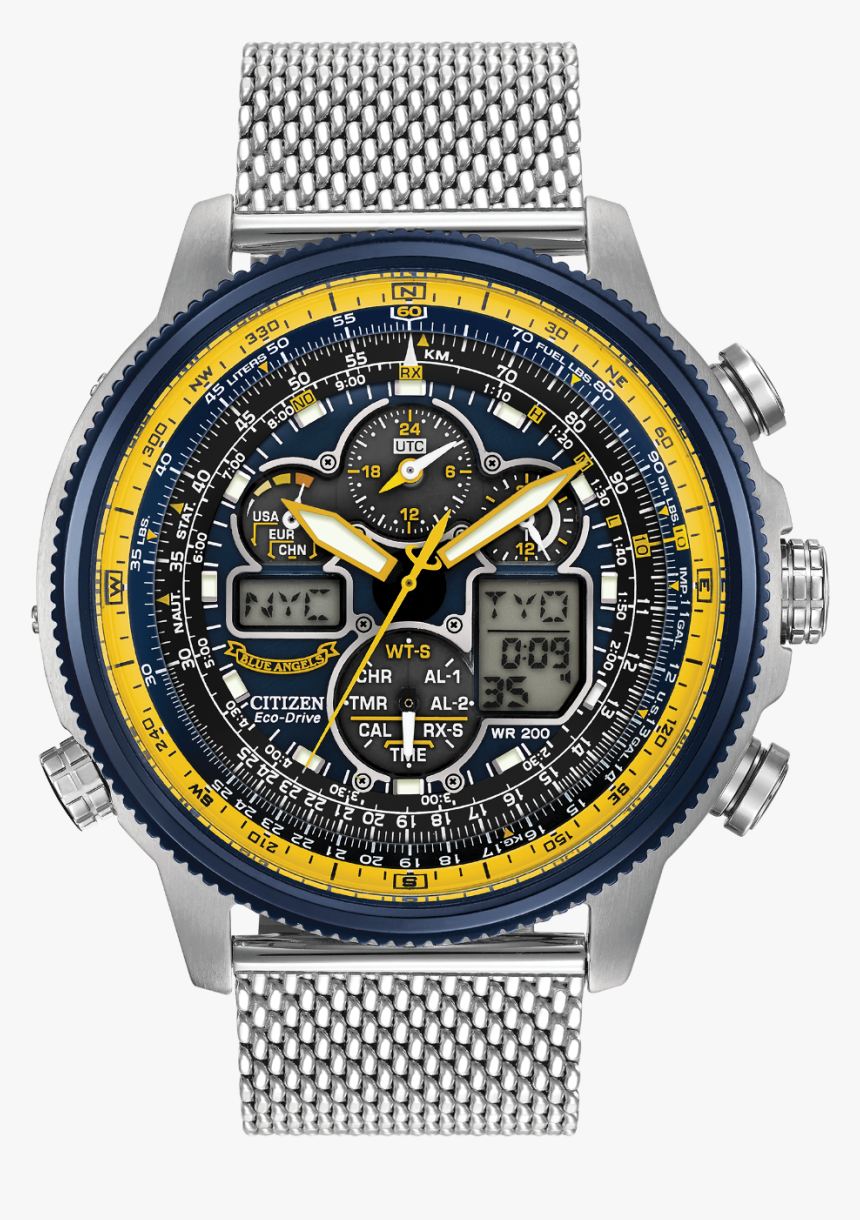 Promaster Navihawk A-t Main View - Citizen Navihawk Blue Angels, HD Png Download, Free Download