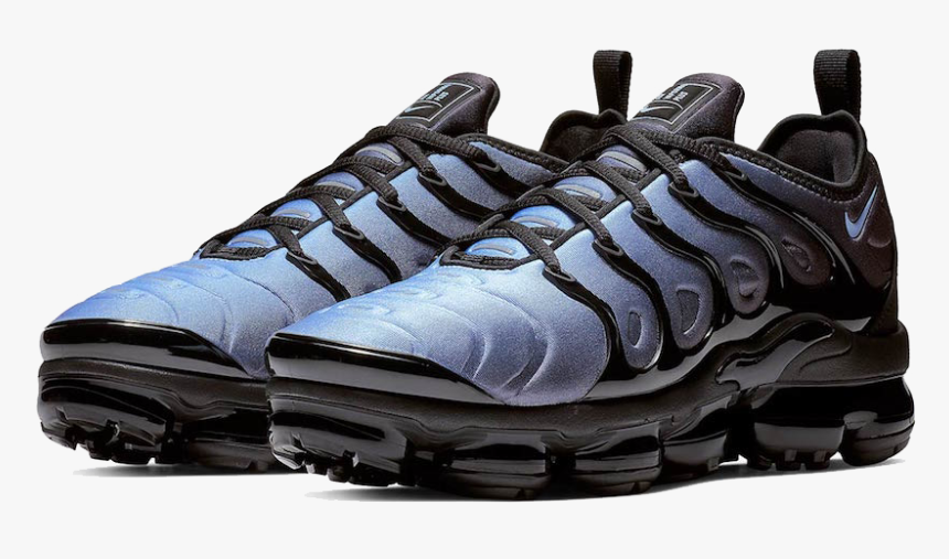 Nike Air Vapormax Plus Aluminum Hall Of Sneakz - Nike Air Vapormax Blue, HD Png Download, Free Download