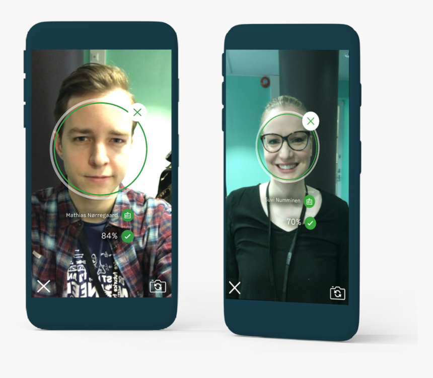 Face Recognition Devices 2 - Phone Png Face Recognition, Transparent Png, Free Download