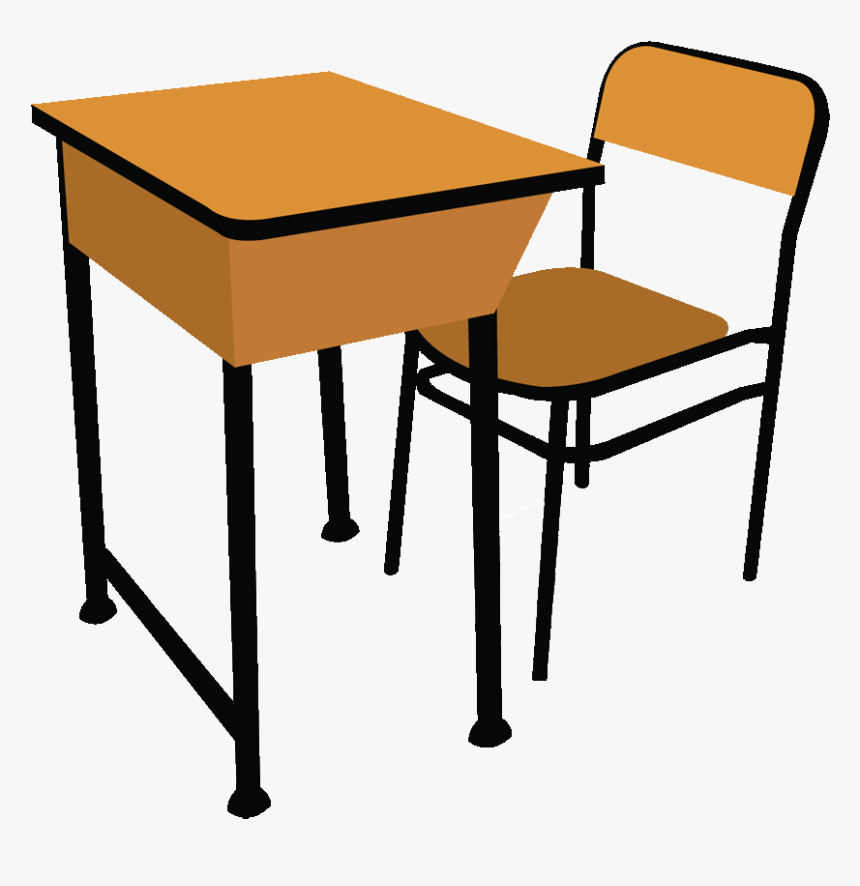 Table And Chairs Clip Art - Objects In A Class, HD Png Download, Free Download