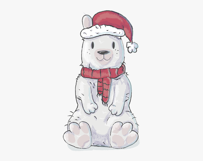 Oso Polar Navidad Png, Transparent Png, Free Download