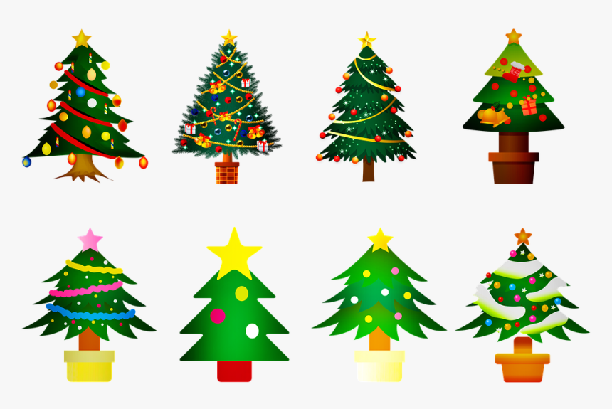 Transparent Clipart Weihnachtsbaum - 크리스마스 장식 크리스마스 트리 Png, Png Download, Free Download