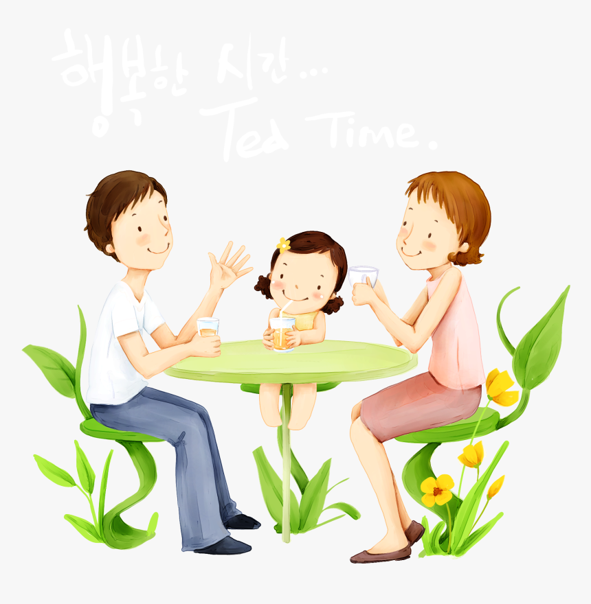 Family Happiness Child Illustration - Happy Family Cartoon, HD Png Download - kindpng Family Happiness Child Illustration - Happy Family Cartoon, HD Png Download - kindpng