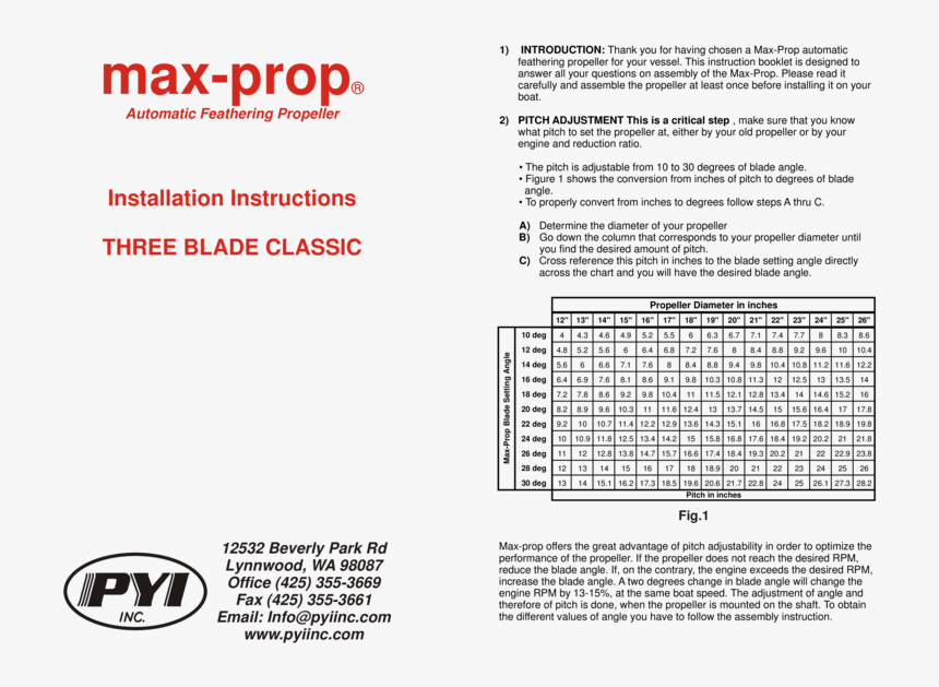 3 Blade Max Prop Setting, HD Png Download, Free Download