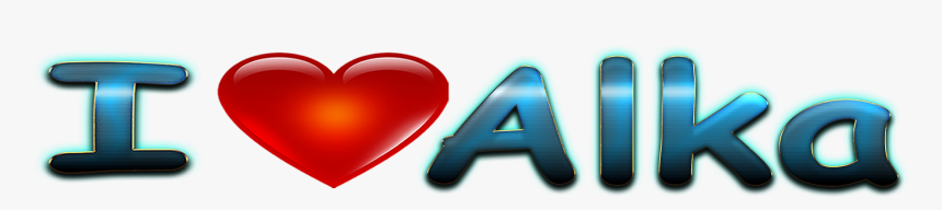 Alka Love Name Heart Design Png - Alka Name Wallpaper Do, Transparent Png, Free Download