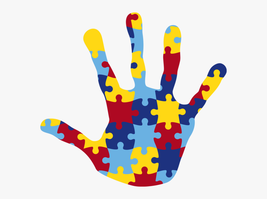 Autism Handprint , Png Download - Autism Spectrum Disorder Puzzle, Transparent Png, Free Download