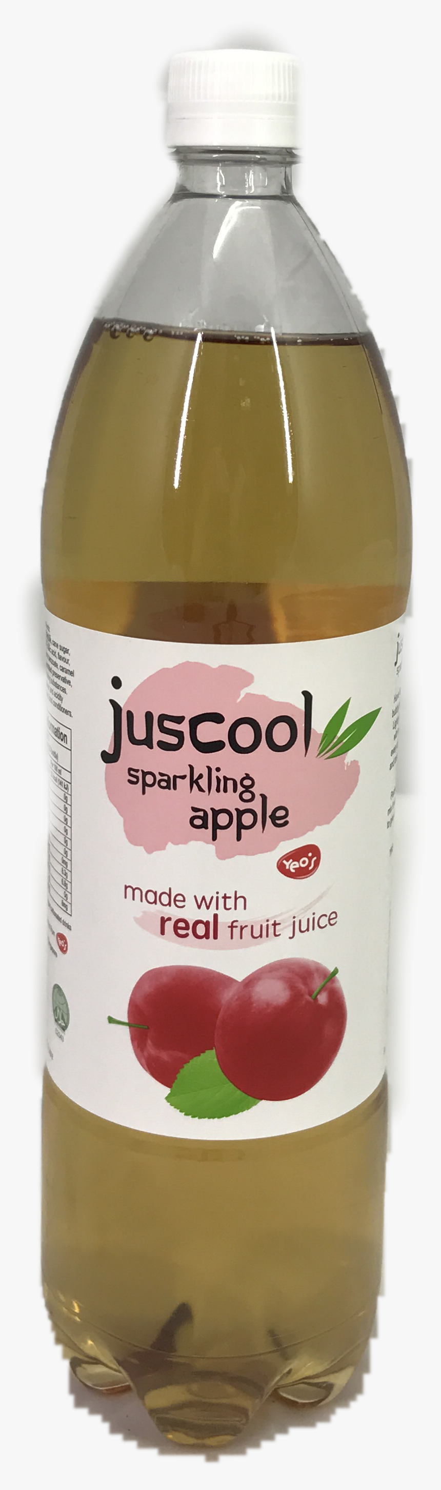 Juscool Sparkling Apple Drink - Two-liter Bottle, HD Png Download, Free Download