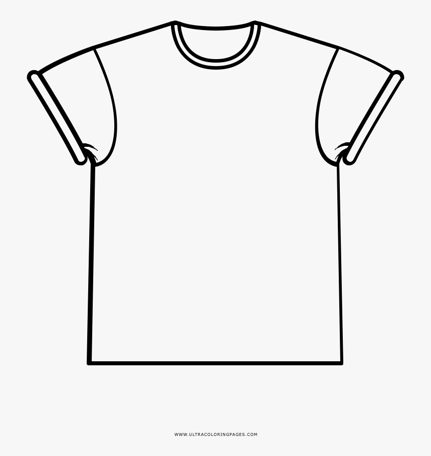 Transparent Tshirt Clipart - 9 T Shirt Coloring, HD Png Download - kindpng