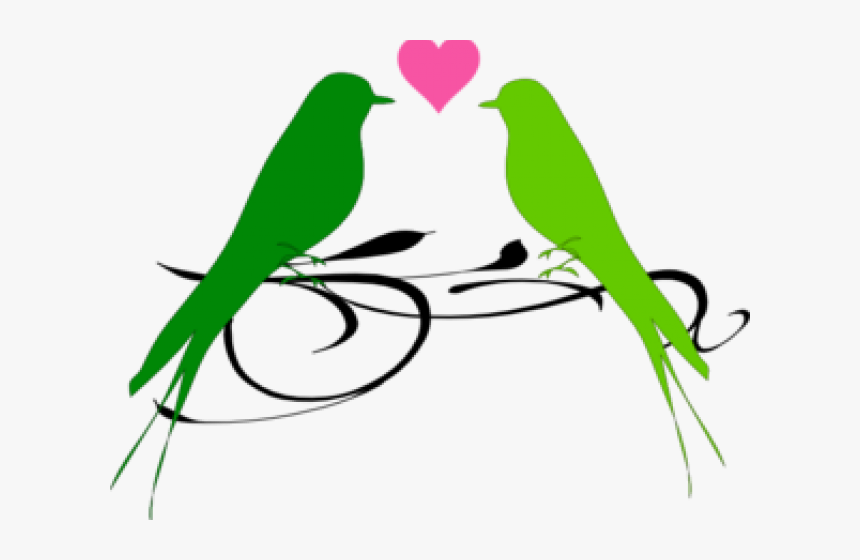 Love Birds Clipart Parrot - Love Lovebirds Png, Transparent Png, Free Download