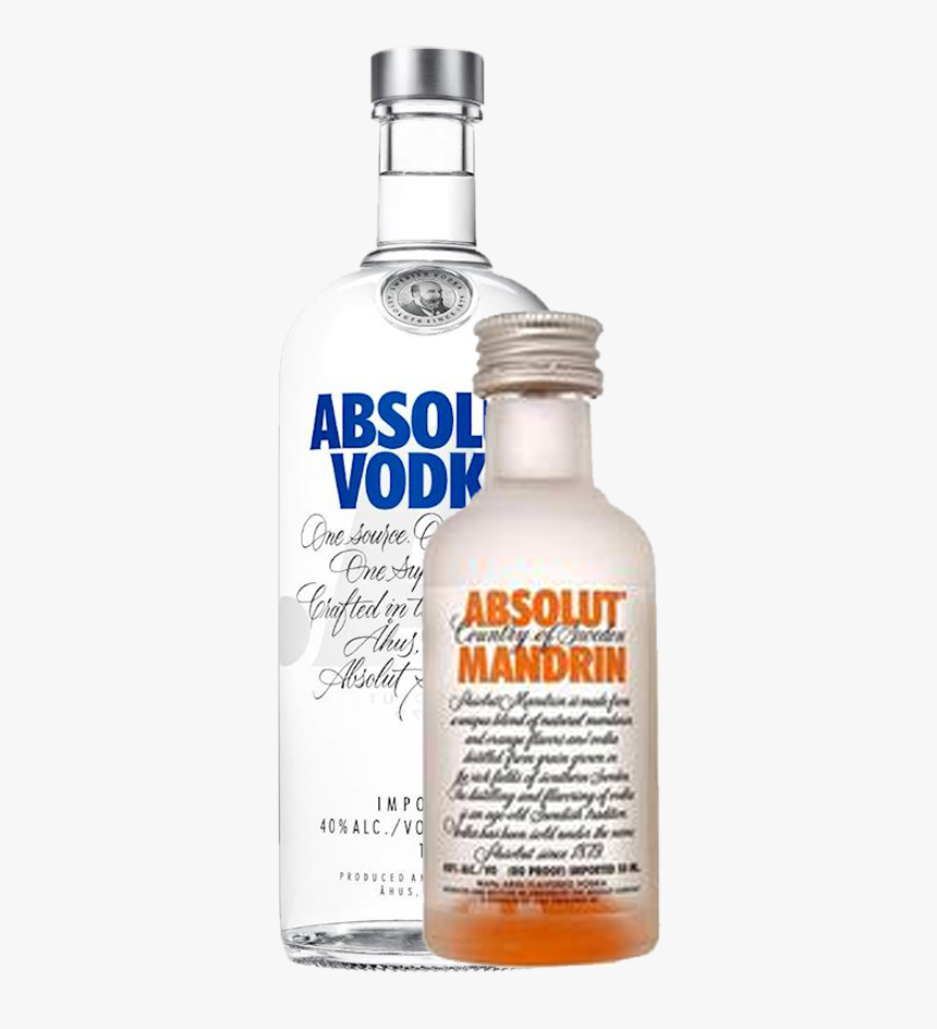 Absolut Blue 1lt Twin Pack With - Vodka Absolut 750 Ml, HD Png Download, Free Download