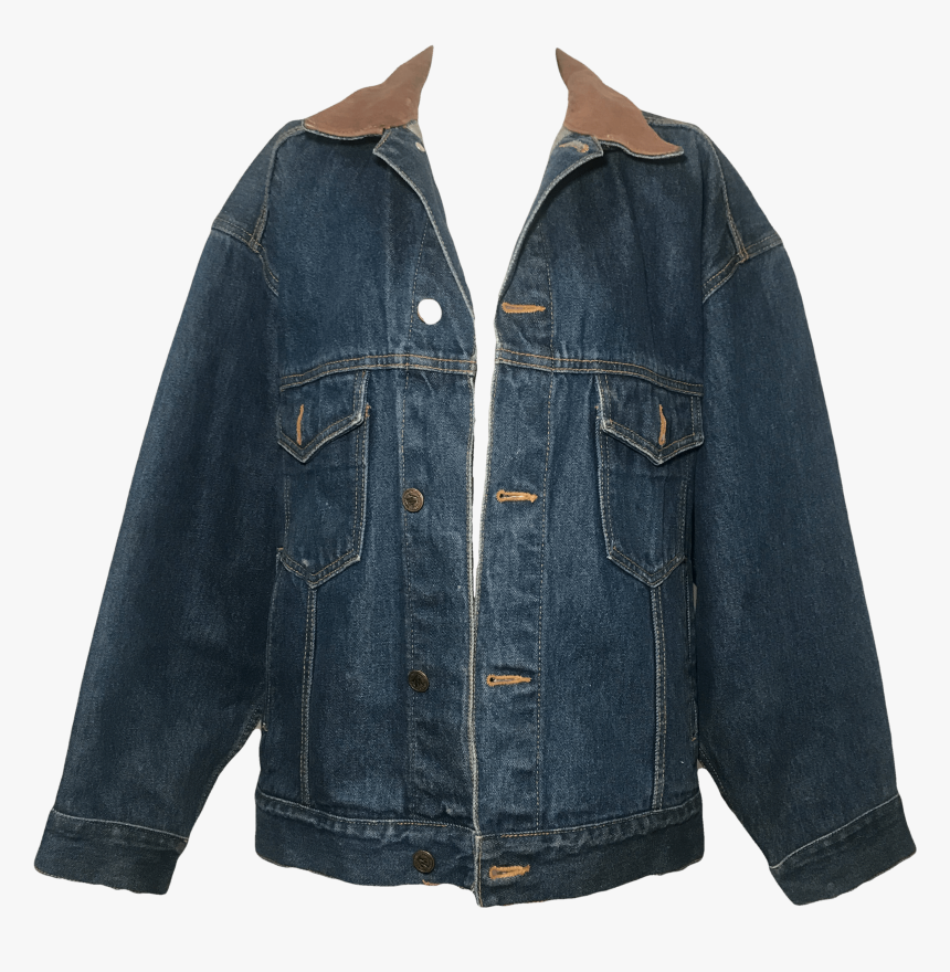 80’s Marlboro Country Store Blue Jean Denim Jacket - Pocket, HD Png ...