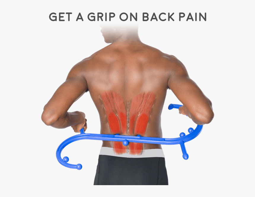 Body Back Buddy Blue Trigger Point Self-massager With - Back Muscles Massage Self, HD Png Download, Free Download