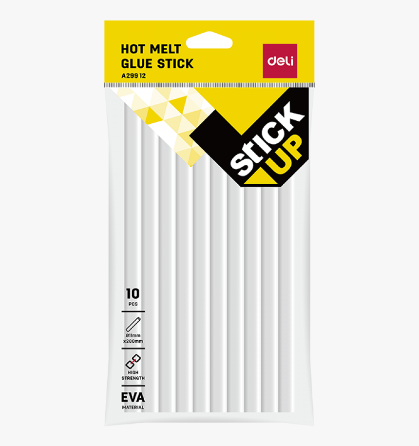 Glue Gun Hot Melt Glue Stick, Pack Of 10 Sticks, 11mm - Adhesive, HD Png Download, Free Download