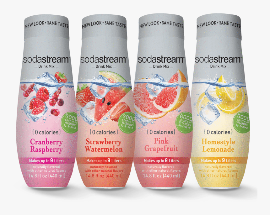 Zeros Sparkling Drink Mix Variety Pack - Sodastream Pink Grapefruit Zero, HD Png Download, Free Download