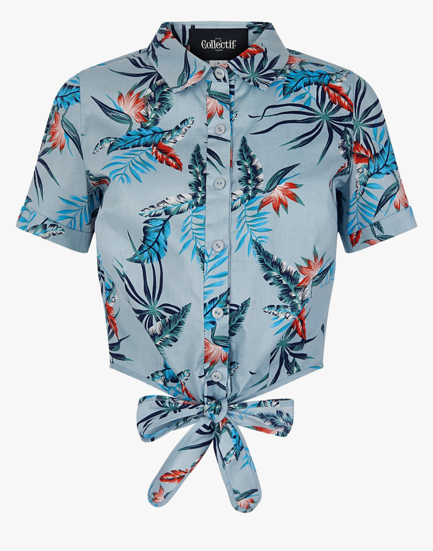 Birds Of Paradise Tie Blouse - Pajamas, HD Png Download, Free Download