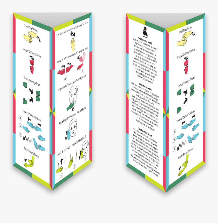 Sign Language Table Topper - Paper, HD Png Download, Free Download