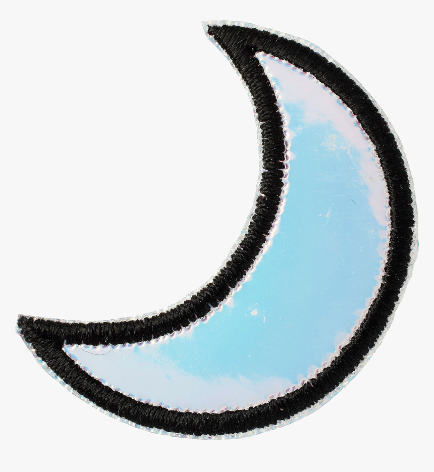 Puffy Iridescent Moon Patch - Moon Patch, HD Png Download, Free Download