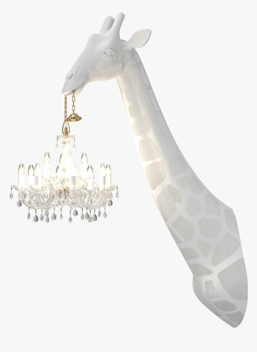 Qeeboo Giraffe In Love Wall Light White - Giraffe In Love, HD Png Download, Free Download