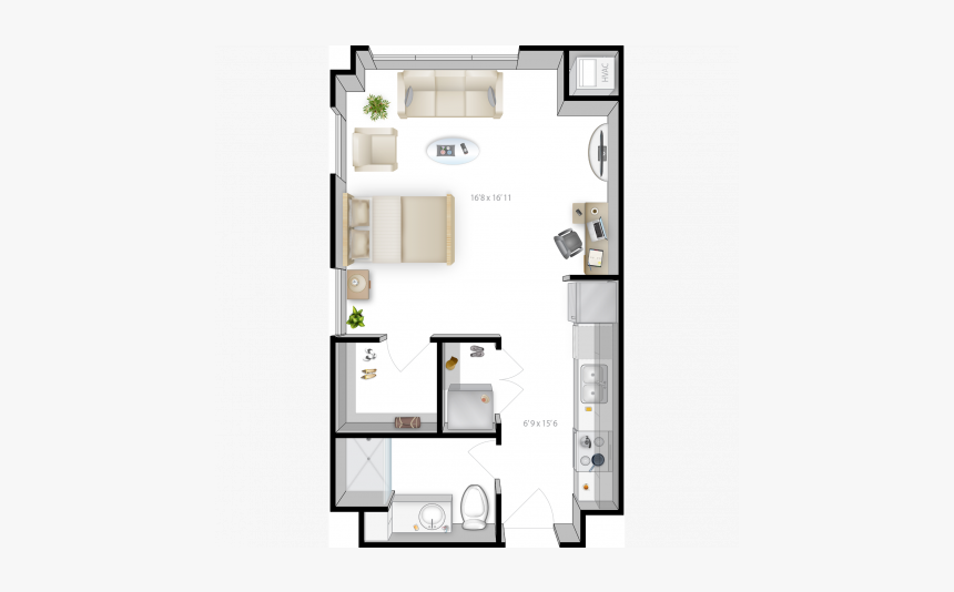 0 For The Studio - Bridges Wabasha Apartment, HD Png Download, Free Download