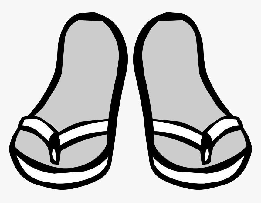 Club Penguin Rewritten Wiki - Club Penguin Flip Flops, HD Png Download, Free Download
