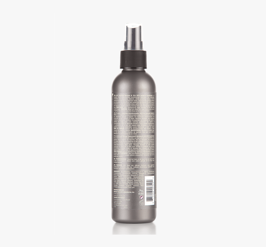 Bamboo & Silk Hco Leave In Conditioner 8oz Back Of - Cosmetics, HD Png Download, Free Download