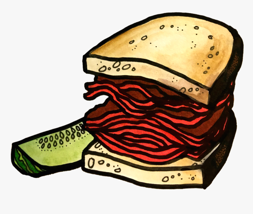 Pastrami Sandwich - Potato Chip, HD Png Download, Free Download