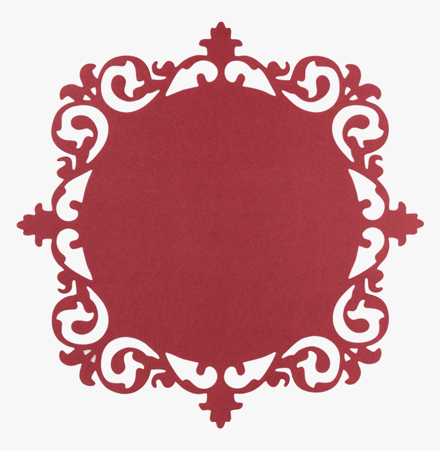 Ornate Frame Red Cardstock , Png Download - Pink Fancy Frame Png, Transparent Png, Free Download