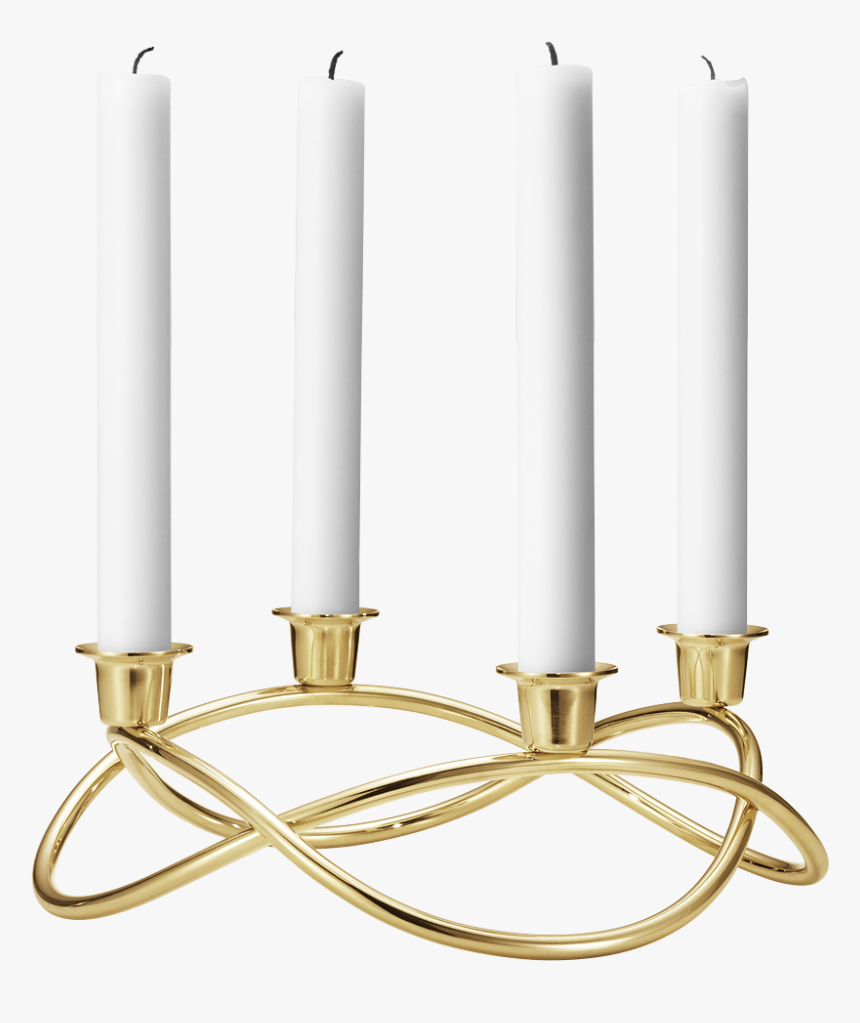 Season Candleholder, Gold Plated - Georg Jensen Season Candle Holder, HD Png Download, Free Download