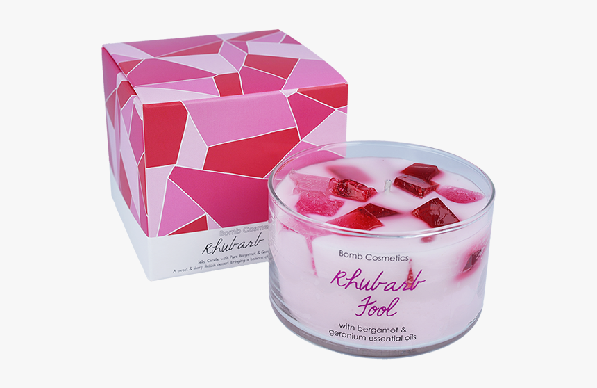 Rhubarb Fool Jelly Candle - Bomb Cosmetics Candles, HD Png Download, Free Download