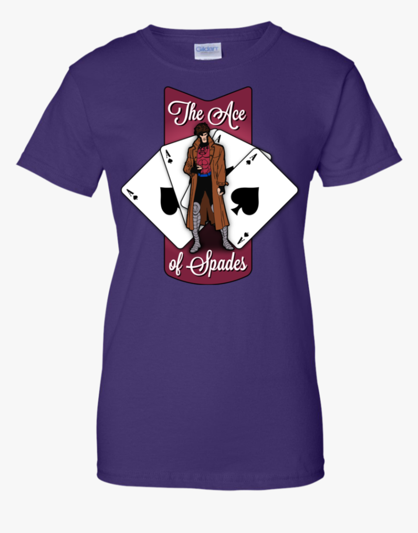 Gambit Ace Of Spades Cards T Shirt & Hoodie - T-shirt, HD Png Download, Free Download
