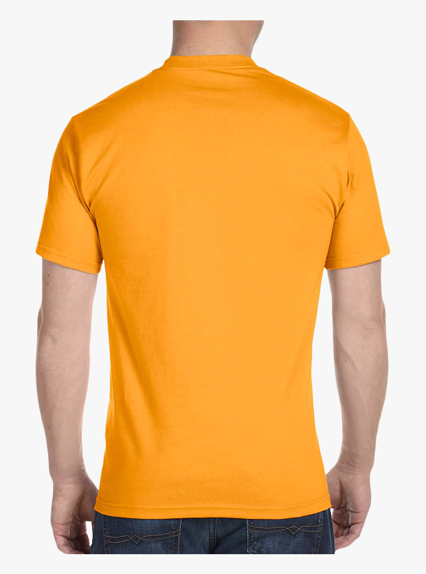 Mustard T Shirt Back, HD Png Download, Free Download