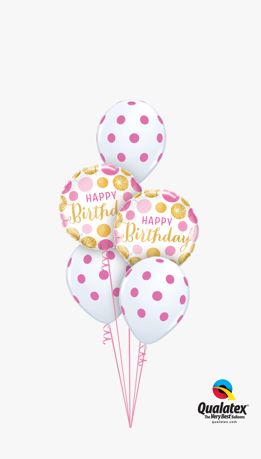 Pink Birthday Balloon Bouquet, HD Png Download, Free Download