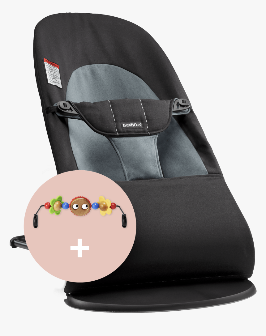 Babybjörn Bouncer Balance Soft Cotton Black Dark Gray, HD Png Download, Free Download